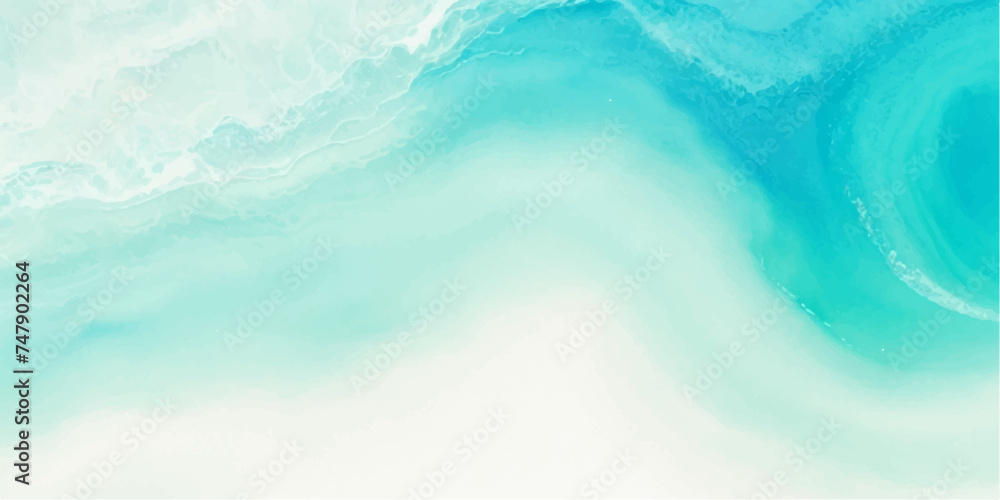 abstract soft blue and green abstract water color ocean wave texture background. Banner Graphic Resource as background for ocean wave and water wave abstract graphics	