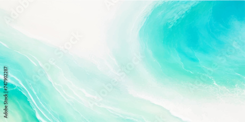 abstract soft blue and green abstract water color ocean wave texture background. Banner Graphic Resource as background for ocean wave and water wave abstract graphics 