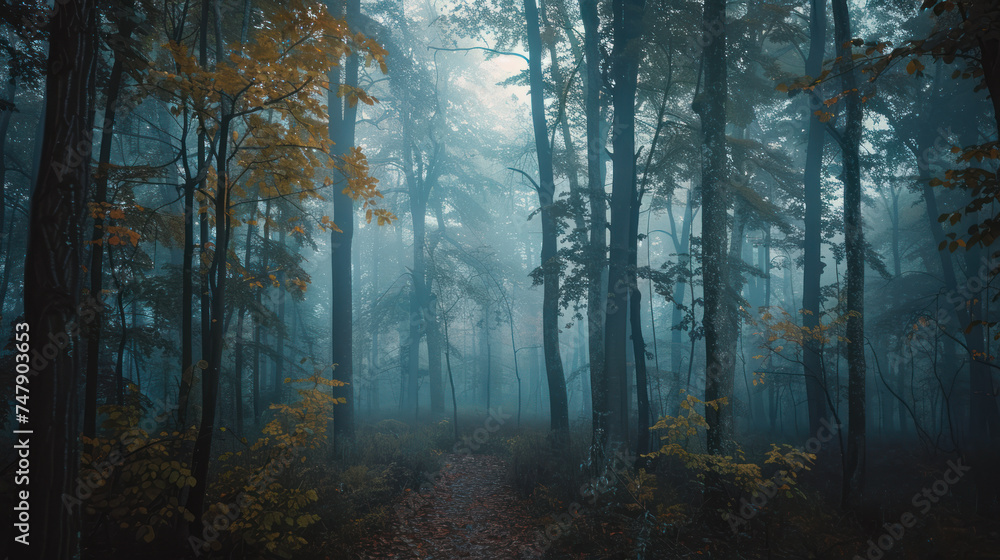Foggy Forest Trees Nature Foggy Forest Trees Nature