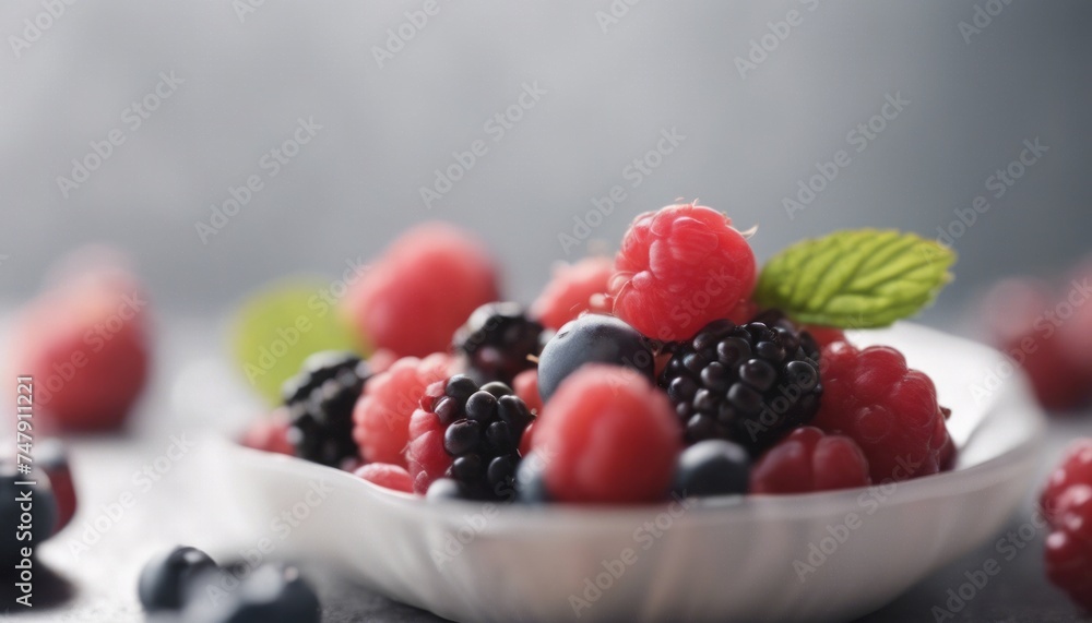 view of aesthetic berrys with some garnish on top image background view of aesthetic berrys with some garnish on top image background