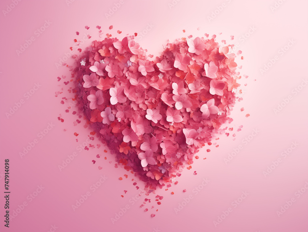 Heart of Love: A delicate and romantic image of pink hearts arranged in the shape of a larger heart, symbolizing love, affection, and the beauty of a loving heart. Heart of Love: A delicate and romantic image of pink hearts arranged in the shape of a larger heart, symbolizing love, affection, and the beauty of a loving heart.