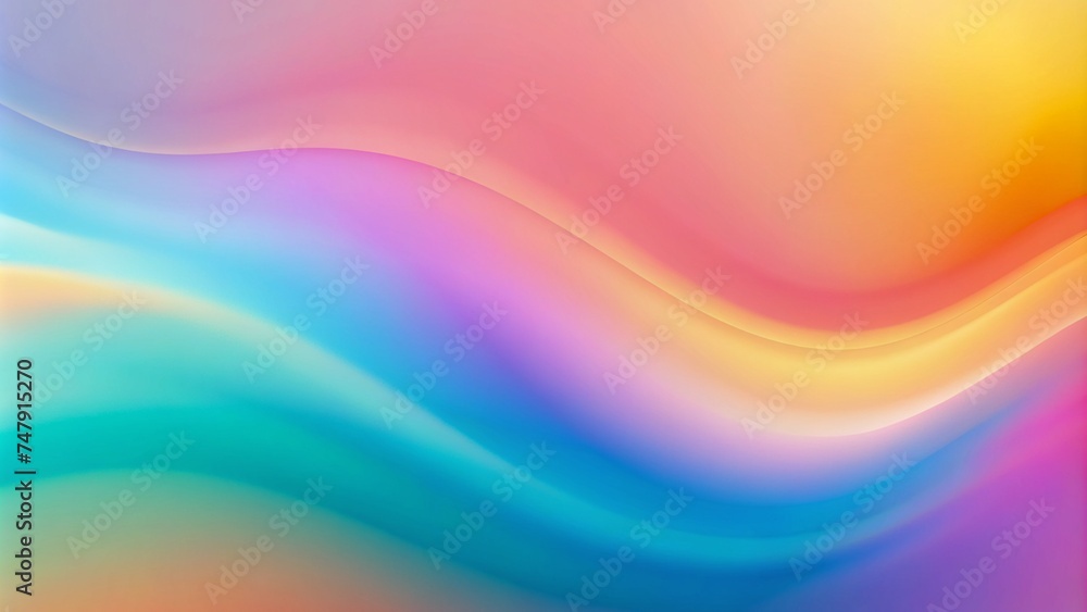 Color Wavy Gradient Pastel Palettes Beach Color Gradient Background. Abstract Backdrop for Banner, Poster, Card, Wallpaper, Website Header Design.