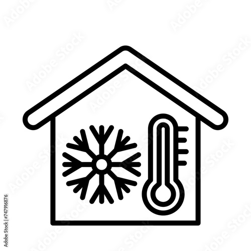 Cold Storage line icon