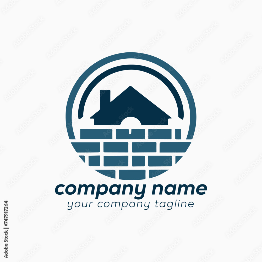 Logo for a Real State company, real estate logo, house logo design