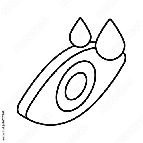 Human eye with drops showing concept isometric icon of eye drops, healthcare vector