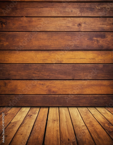 rustic wooden background with a Thanksgiving theme and many wooden slats