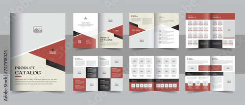 Clean and modern product Catalog or Catalogue Design template layout vector, Creative fashion or furniture product catalog
