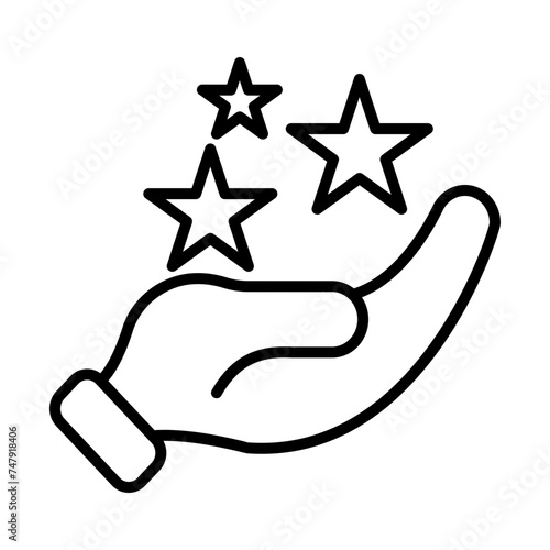 Hope line icon