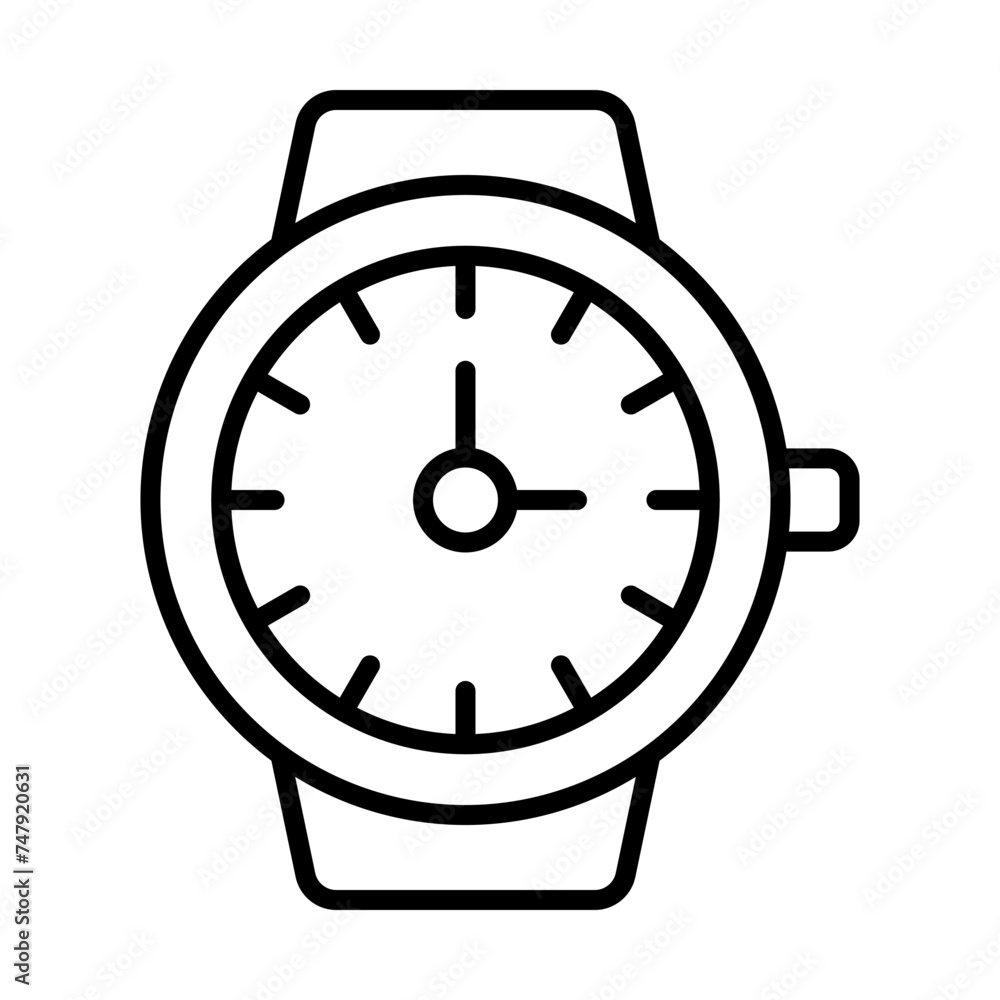 Watches line icon Watches line icon