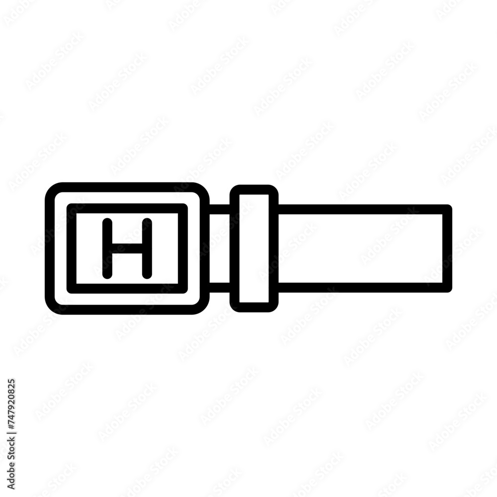 Belt Buckles line icon Belt Buckles line icon