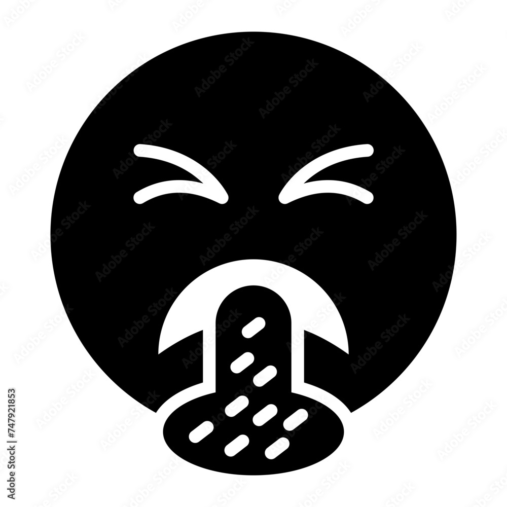 Upset Undertakings glyph icon