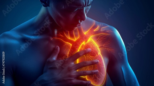 Angina pectoris is chest pain or discomfort that keeps coming back. It happens when some part of your heart does not get enough blood and oxygen. Angina can be a symptom of CAD photo