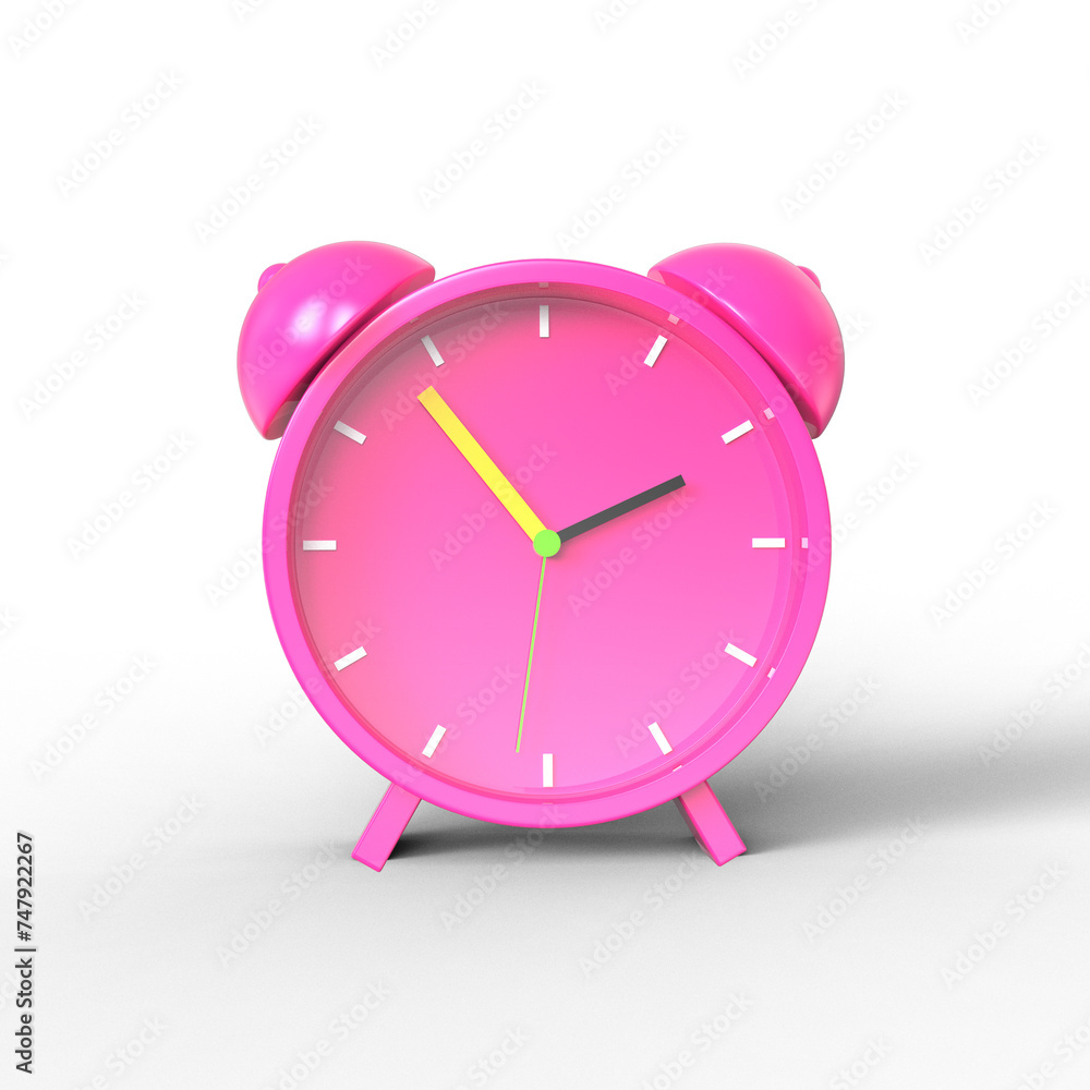 pink Alarm clock concept 3d render for isolated illustration
pink Alarm clock concept 3d render for isolated illustration