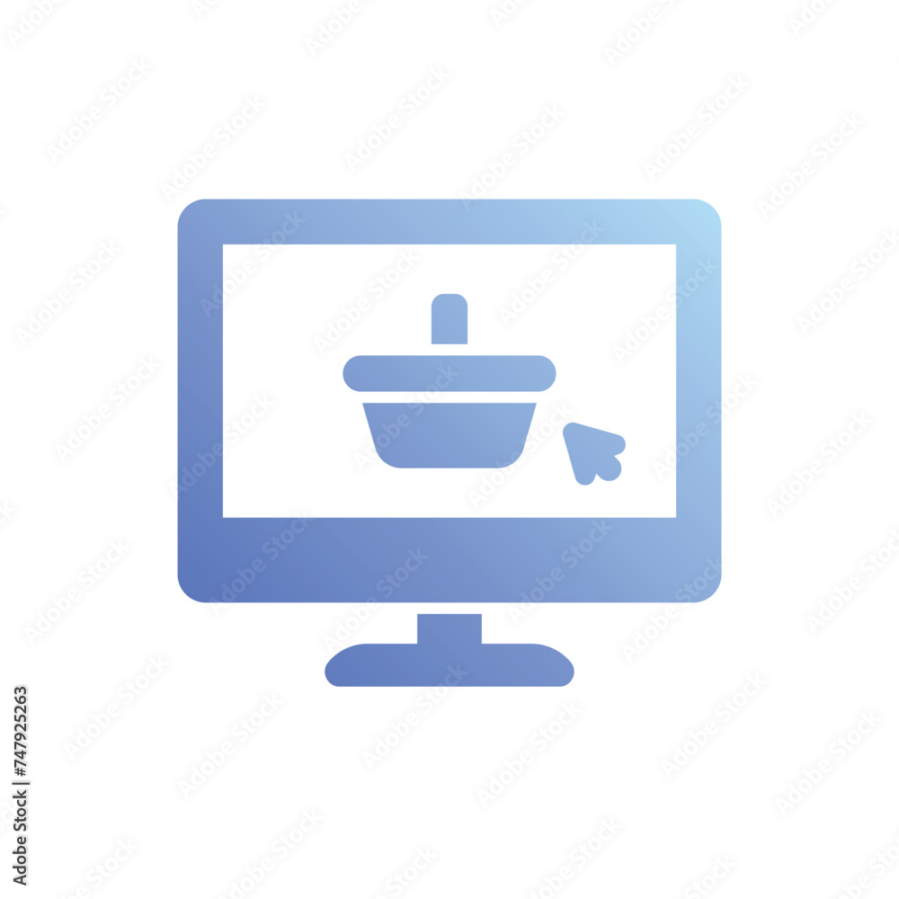 Ecommerce icon vector stock illustration Ecommerce icon vector stock illustration