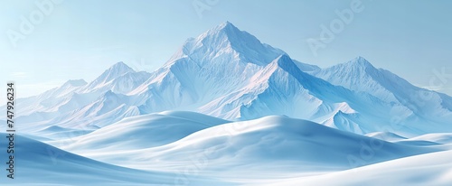 background snow ice mountain