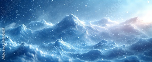 background snow ice mountain photo