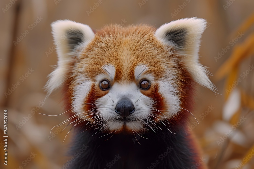 red panda in a lush bamboo forest red panda in a lush bamboo forest