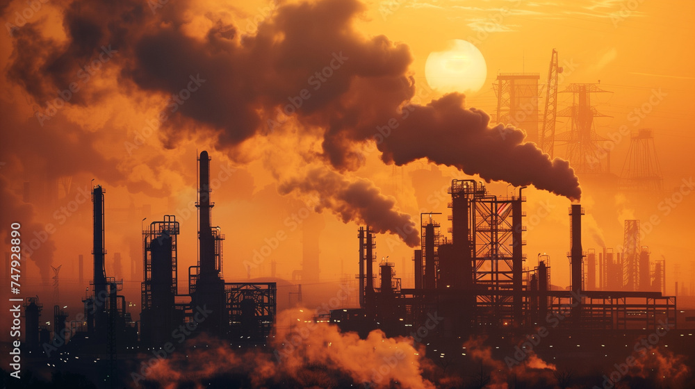 an air pollution from factory smoke smog emissions bad for environment. an air pollution from factory smoke smog emissions bad for environment.