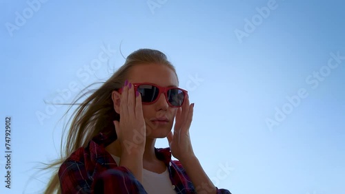 FHD Video of a Girl in Vacation