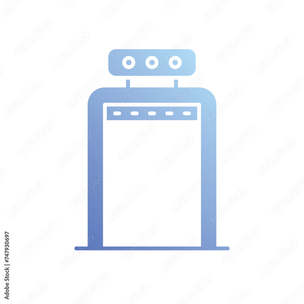 Metal Detector icon vector stock illustration Metal Detector icon vector stock illustration
