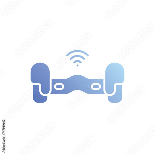 Hoverboard icon vector stock illustration