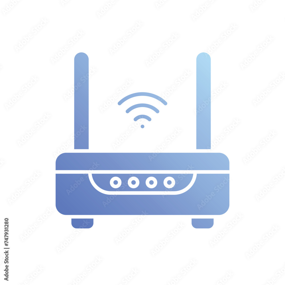 Wifi Router icon vector stock illustration Wifi Router icon vector stock illustration