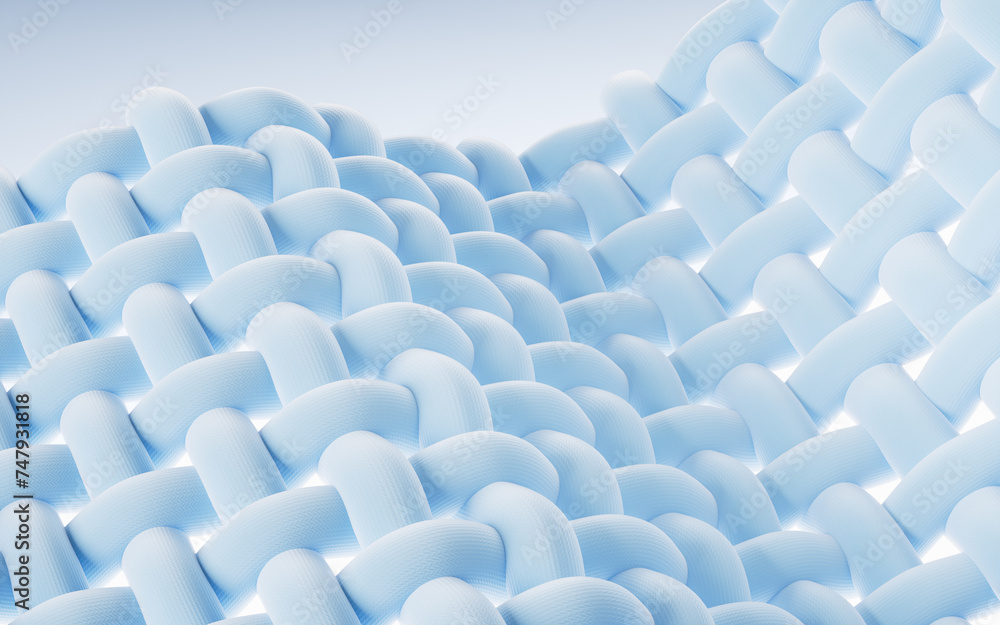 Wave cloth with microscopic detail, 3d rendering. Wave cloth with microscopic detail, 3d rendering.