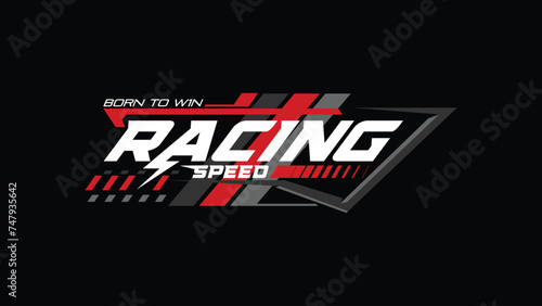 Command attention with the unmistakable allure of the car racing speed trendy logo, crafted to add a touch of modern flair to automotive apparel and stickers.
