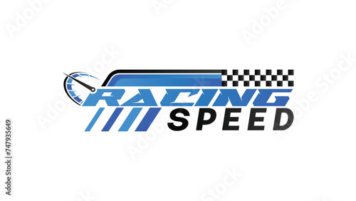 Embark on a journey of style with the striking and contemporary car racing speed vector logo, designed to make a statement on automotive T-shirts, apparel, and stickers. 