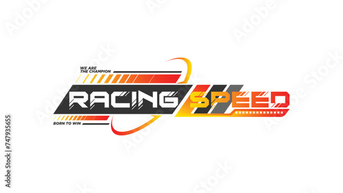 Shift into high gear with the mesmerizing car racing speed trendy logo, offering a fusion of modern design and automotive excitement for T-shirts, apparel, and stickers.




