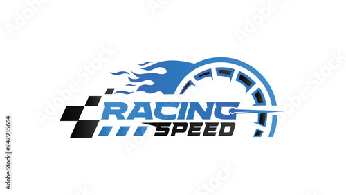 Accelerate your look with the bold and trendy car racing speed vector logo, a must-have for automotive fashion aficionados and sticker enthusiasts.
