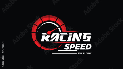 Unleash your passion for speed with the dynamic and eye-catching car racing speed vector logo, perfect for automotive fashion and stickers.

