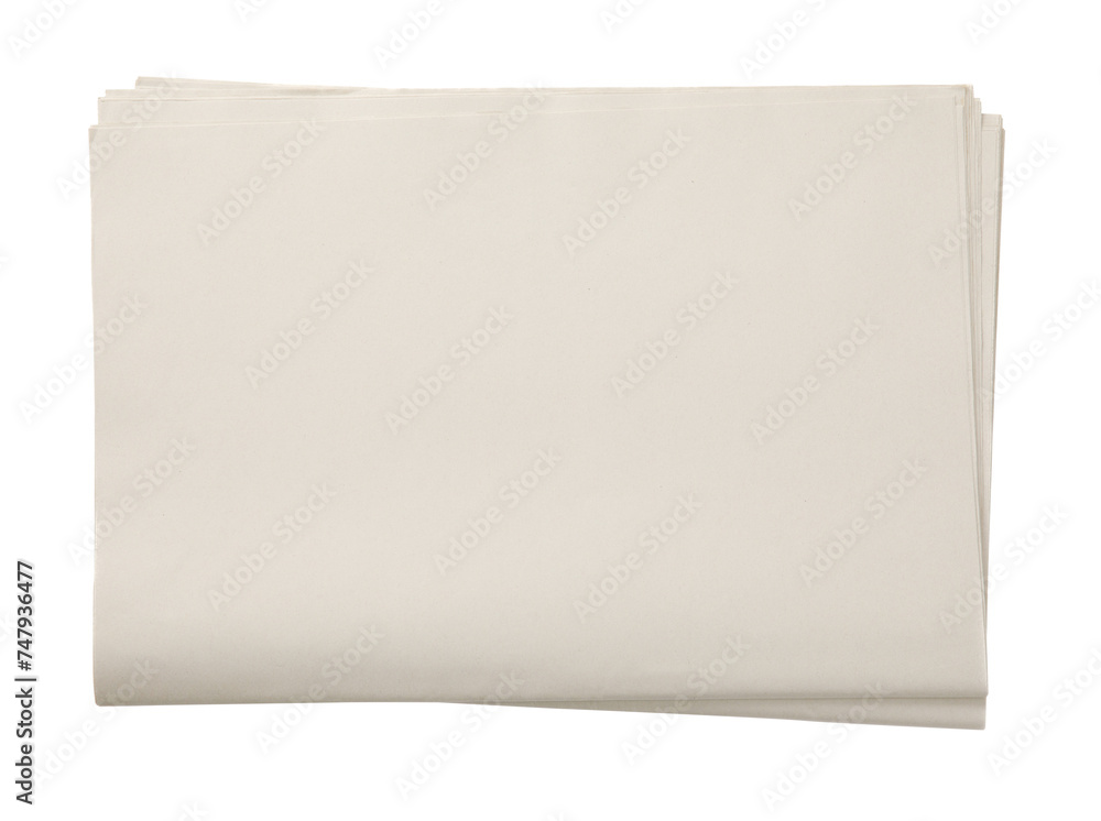 Blank Daily Newspaper isolated, Daily Newspaper mock-up concept, PNG transparency Blank Daily Newspaper isolated, Daily Newspaper mock-up concept, PNG transparency