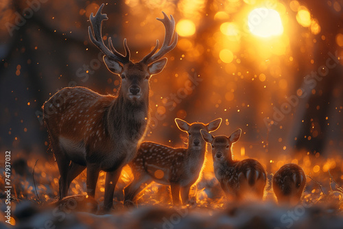deer in the woods © Hristiyan