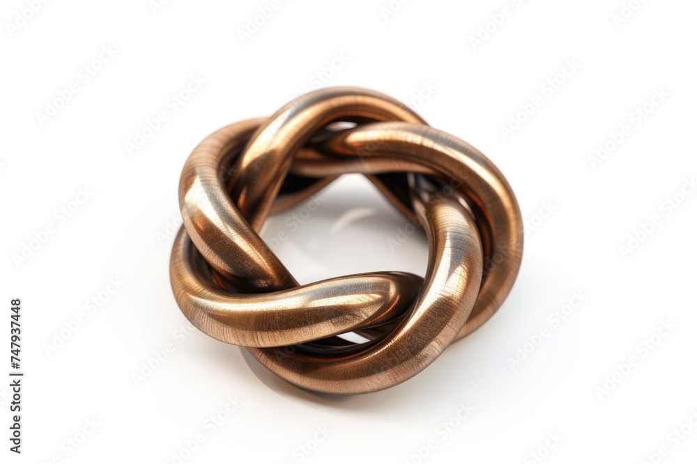 Close up of a ring on a white surface, ideal for jewelry or wedding concepts Close up of a ring on a white surface, ideal for jewelry or wedding concepts