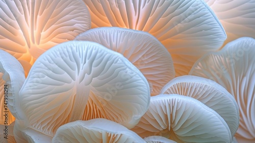 Close up of a group of mushrooms, perfect for nature themes