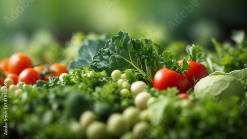 Different types of vegetable banner photo