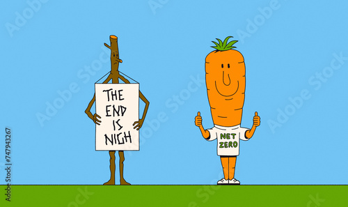 Carrot and stick approach to environmental crisis photo