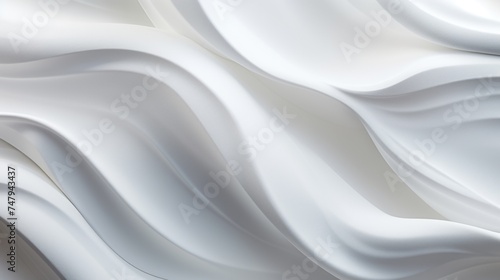 A close up view of white fabric. Can be used for textile backgrounds