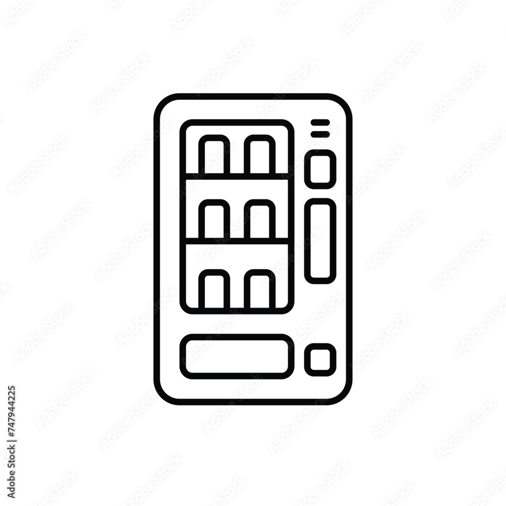 Vending Machine icon vector stock illustration Vending Machine icon vector stock illustration