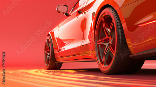 Pre collision braking systems solid color background