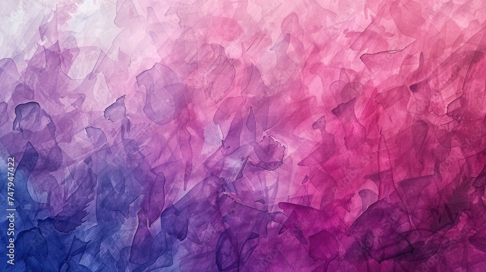 Colorful abstract painting in pink and blue tones, ideal for artistic backgrounds
