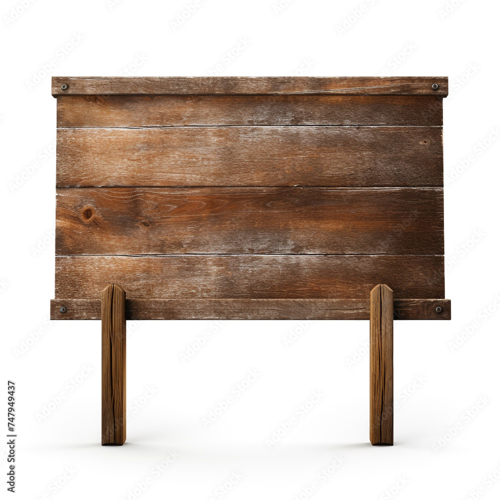 Blank empty wooden rustic signage sign board signpost post wood on white background сreated with Generative Ai Blank empty wooden rustic signage sign board signpost post wood on white background сreated with Generative Ai