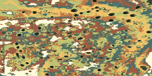 Painting in the style of abstractionism. Impressionism. Colored vector illustration