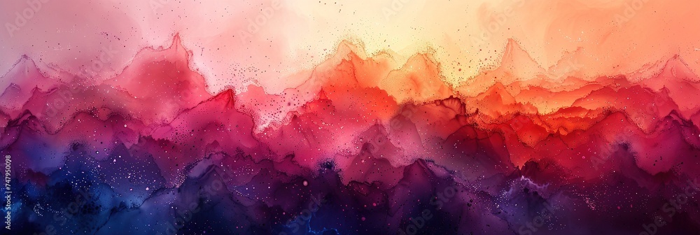 abstract water color background created with Generative AI