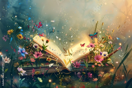 A Whimsical Book Adventure A Monthly Celebration of Creative Trends Generative AI