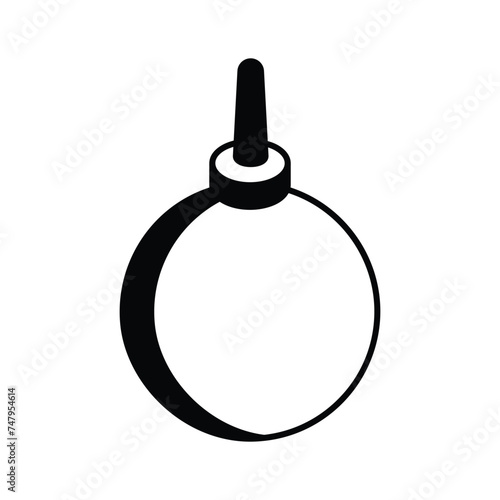 Get this creatively crafted isometric icon of enema in trendy style, health and medical collection