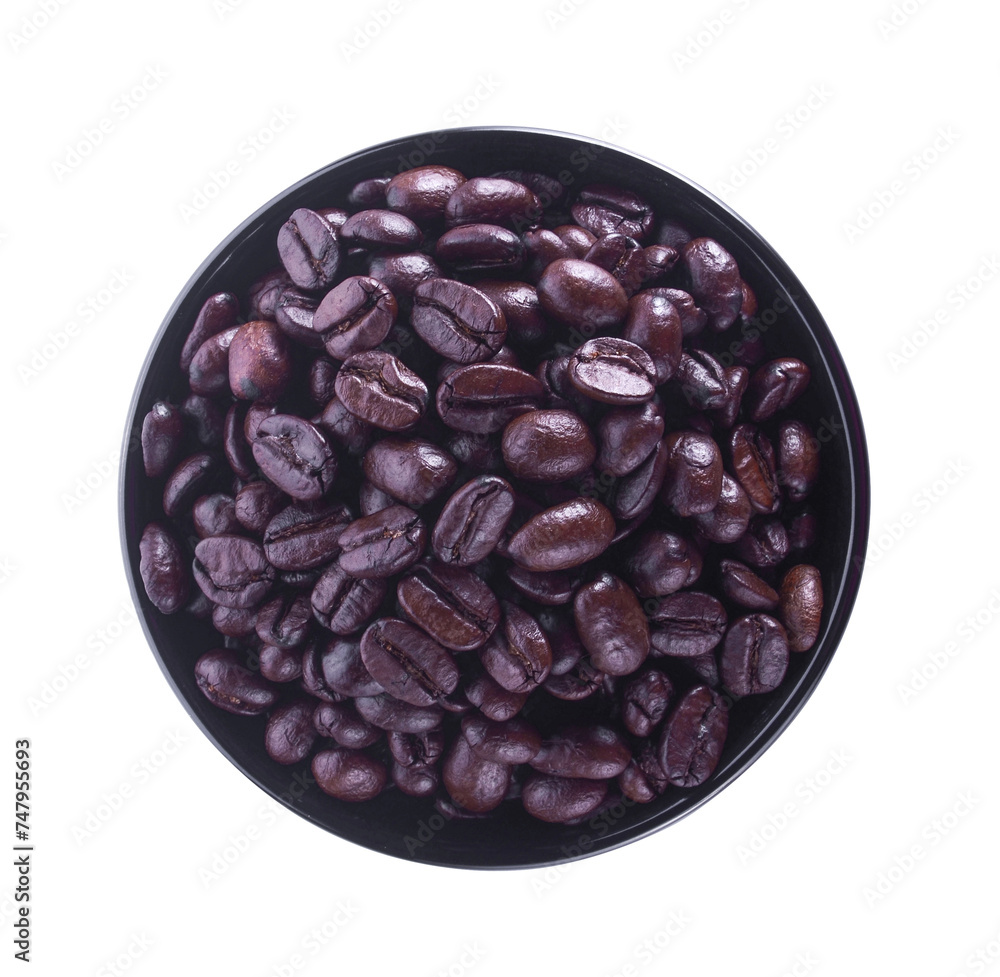 coffee beans on white background. coffee beans on white background.