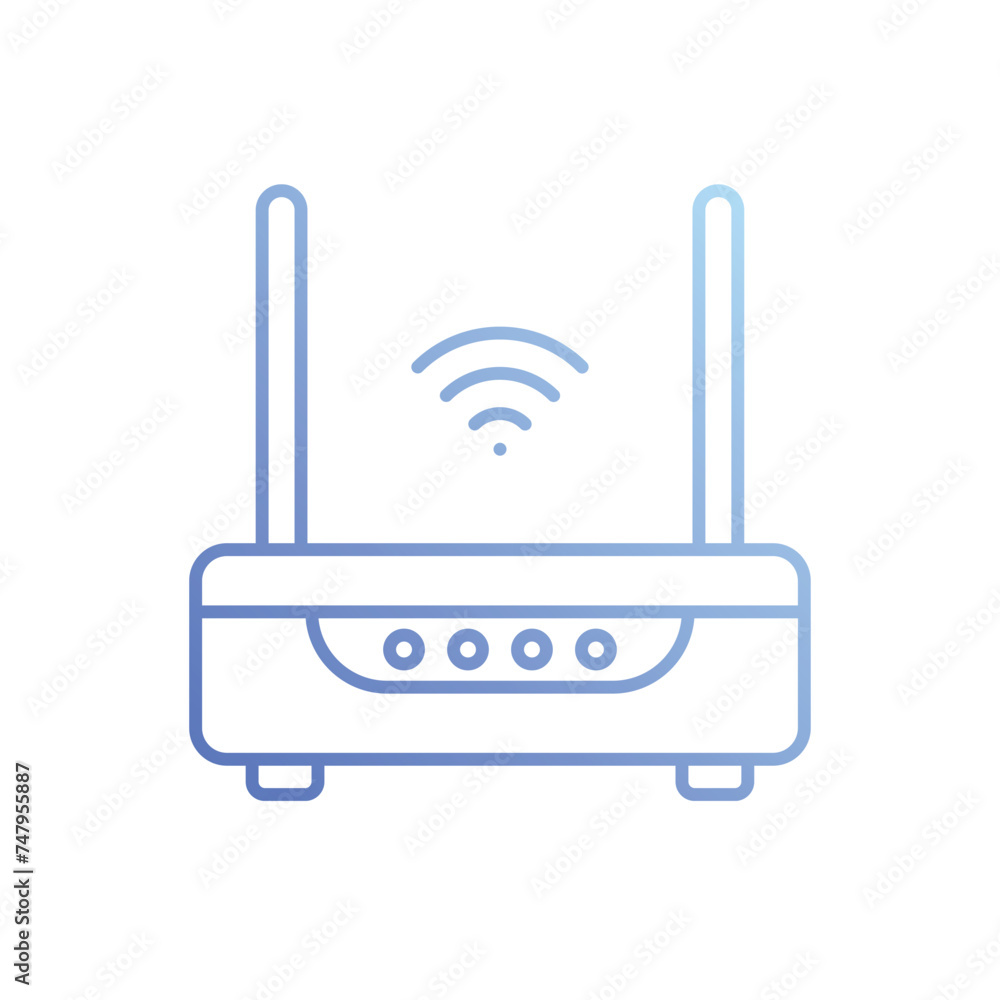 Wifi Router icon vector stock illustration Wifi Router icon vector stock illustration