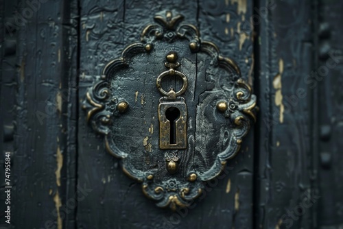 What secrets lie beyond the threshold seen through the keyholes
